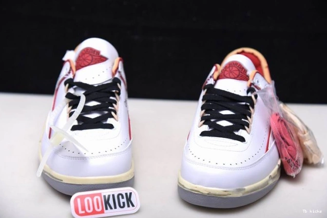 Reps TBK Jordan Retro White Red Off-White SP Low DJ4375-106 2 0812